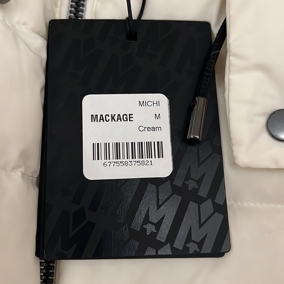 MACKAGE MICHI CREAM M - LADIES DOWN JACKET NWT - Picture 6 of 8